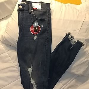 Ankle High Rise Denim Jeans